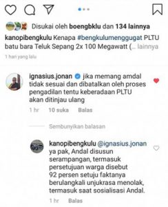 Menteri Jonan siap tinjau ulang PLTU Bengkulu