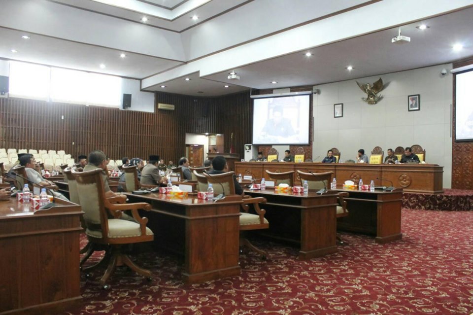 Rapat Paripurna DPRD, Bahas Rencana Induk Pembangunan Kepariwisataan 2019-2014