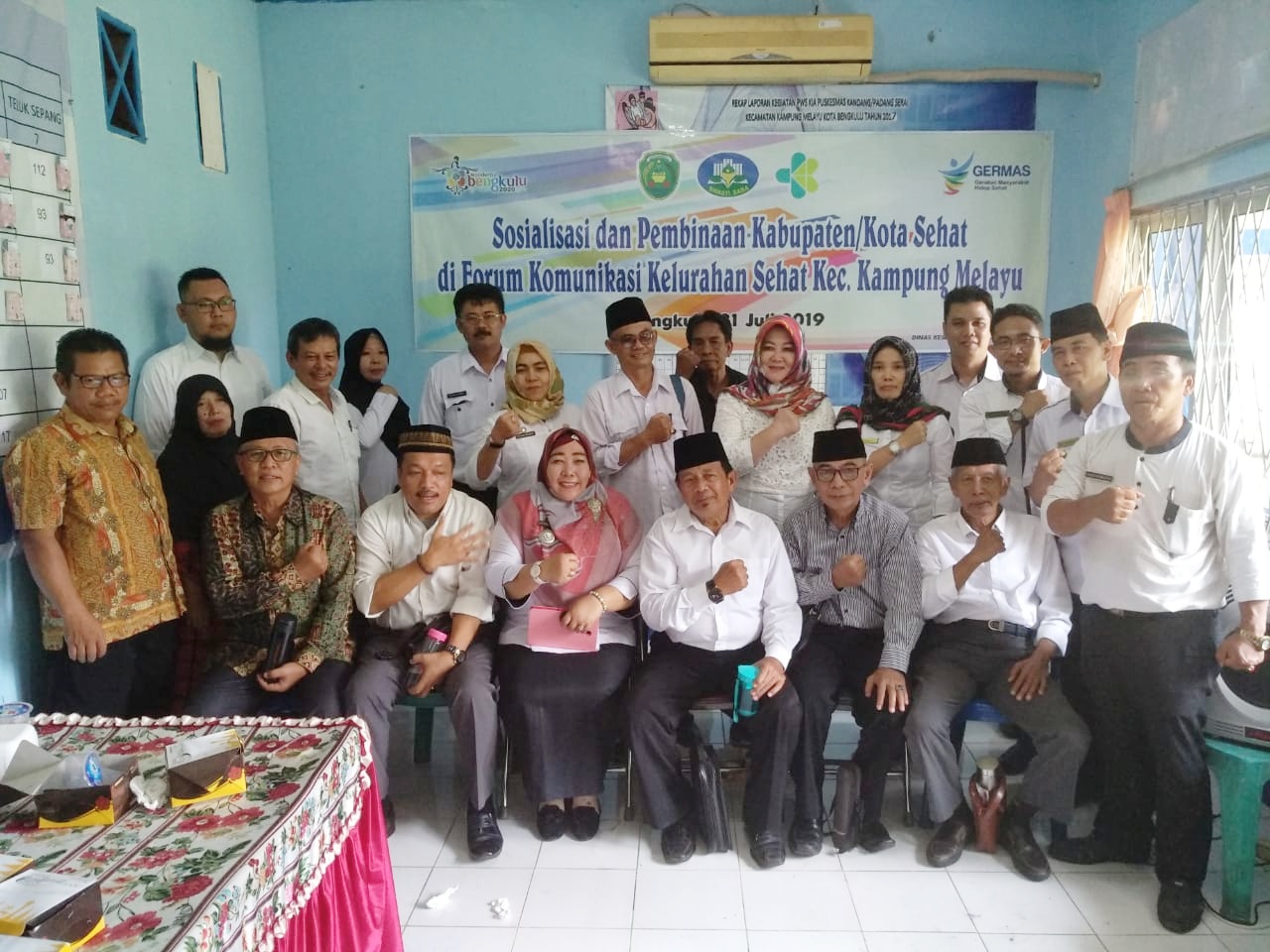 Rapat Sosialisasi dan Pembinaan Kota Sehat, Pemkot Optimis Raih Swasti Saba Wistara 2019