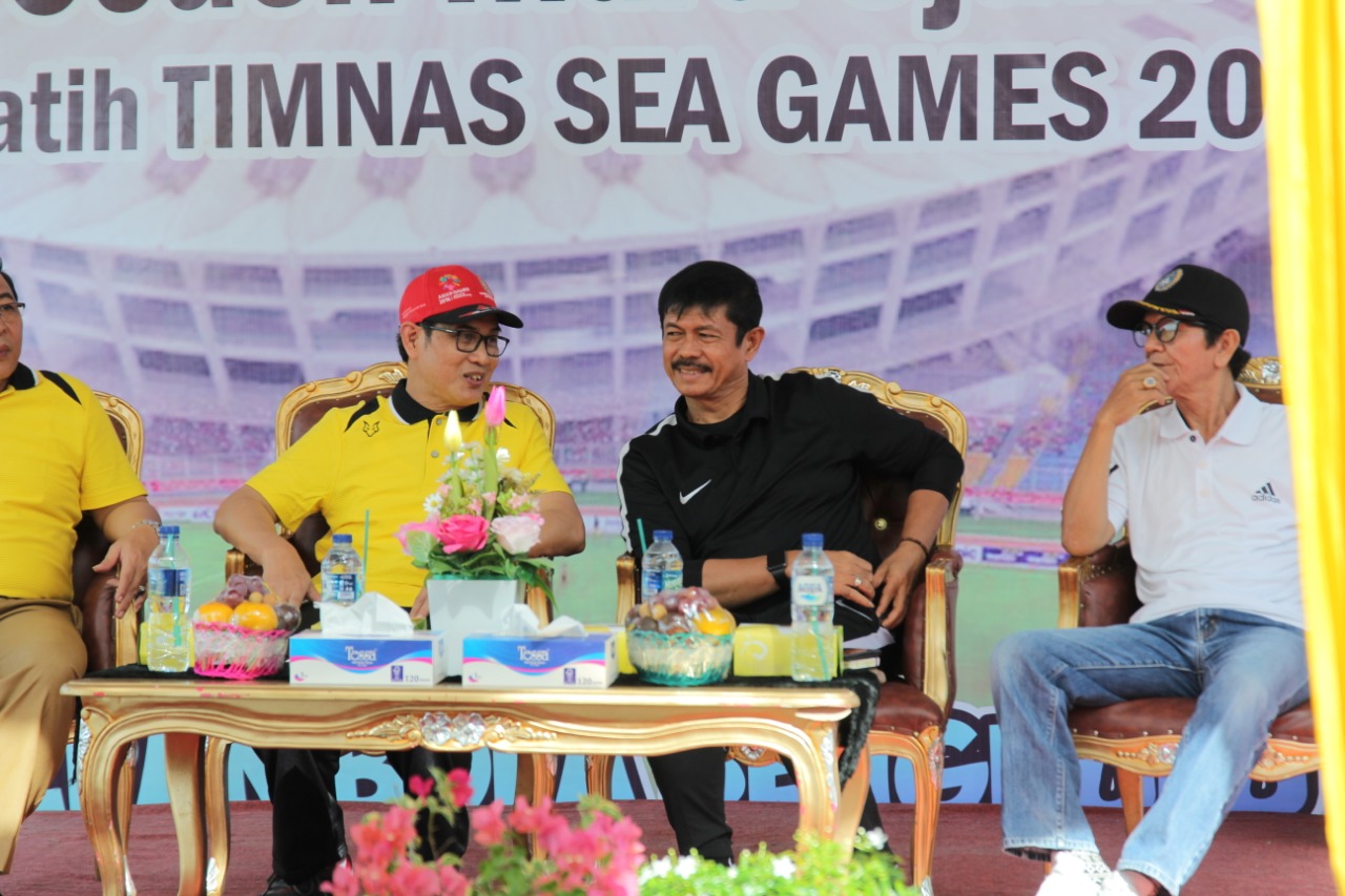 Bangun Motivasi Atlet, Coach Indra Sjafri Hadir di Bengkulu