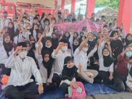 Damkar Edukasi Pelajar Bahaya Kebakaran