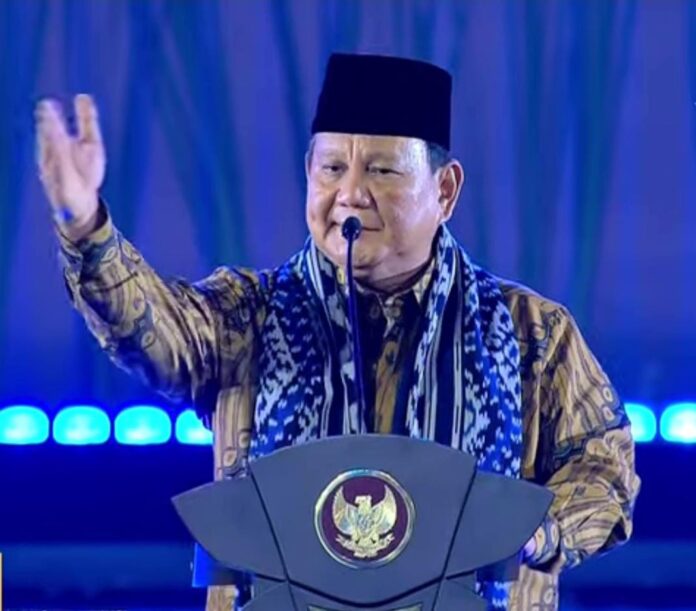 Janji Presiden Prabowo