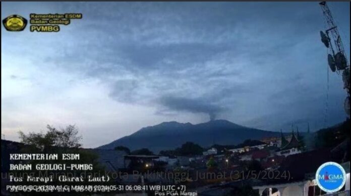 Gunung Marapi Erupsi