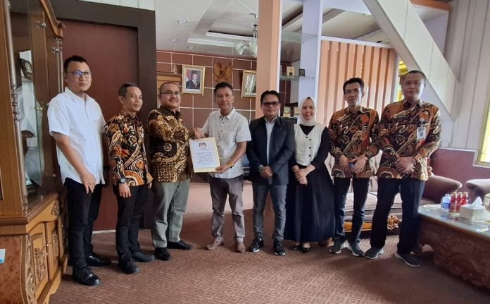 KPU Lebong Sampaikan