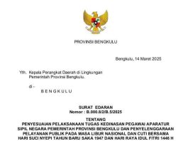 ASN Pemprov Bengkulu