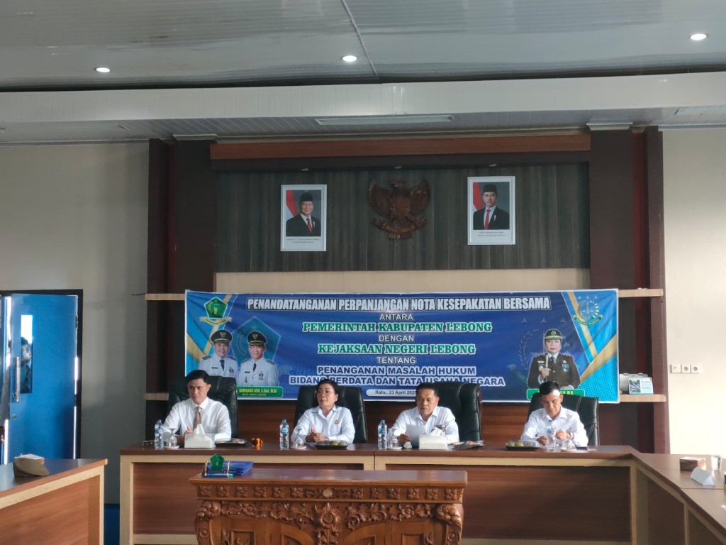 Pemkab dan Kejari Lebong
