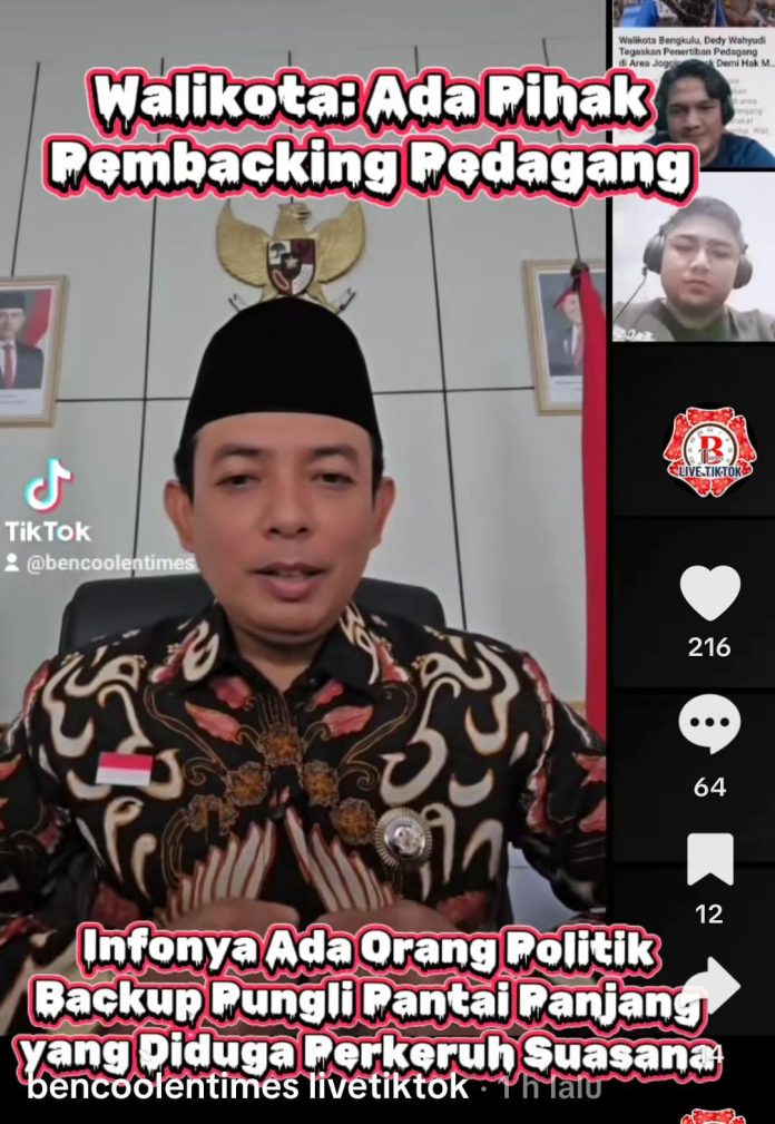 Walikota Bengkulu, Dedy Wahyudi