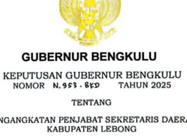 Ditunjuk Jadi Pj. Sekda