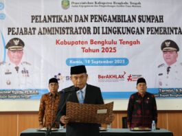 Lantik Pejabat Administrator