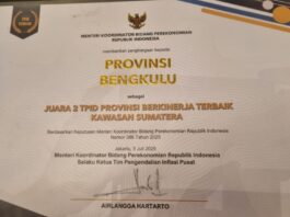 Bengkulu Menjadi Provinsi