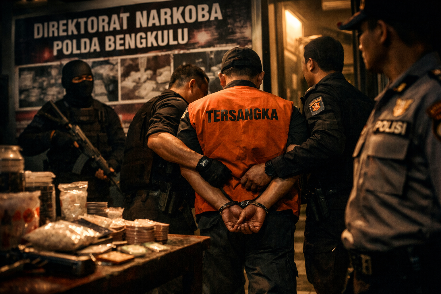 Oknum Polisi Lebong Diamankan Oknum Polisi Lebong Diamankan