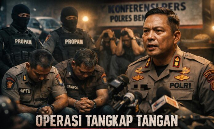 Anggota Polres Benteng