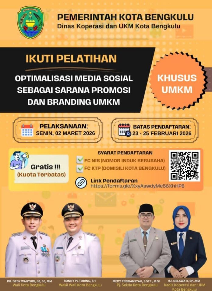 Pemkot Bengkulu Dorong