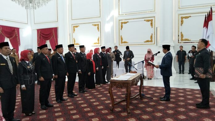 Walikota Bengkulu Lantik