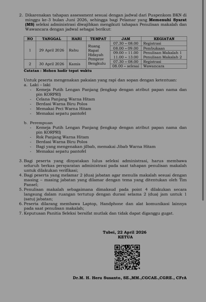 Perebutkan Empat Jabatan