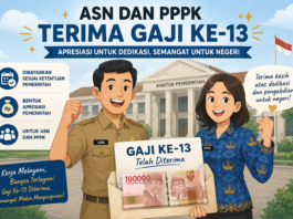 Gaji Ke-13 ASN Cair