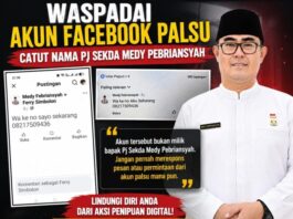 Akun Medsos Palsu Sekda
