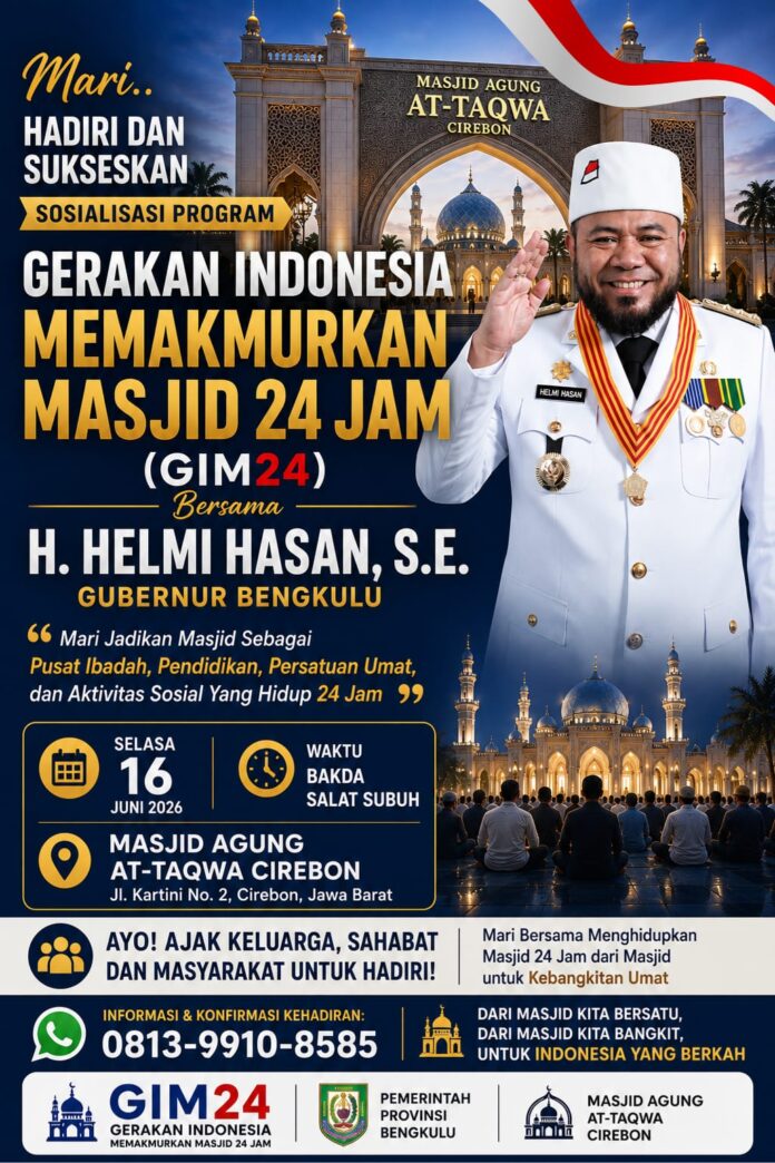 Gubernur Helmi Hasan Syiarkan