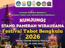 STIA Bengkulu Buka Stand di Festival Tabut 2026: Dorong Semangat Jiwa Wirausaha Mahasiswa STIA Bengkulu Buka Stand