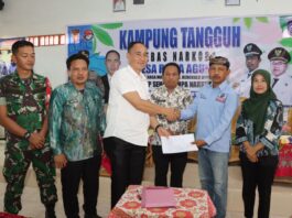 Tanda Tangan MOU, Rama Agung Jadi Kampung Tangguh Bebas Narkoba Tanda Tangan MOU