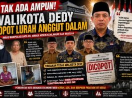 Walikota Bengkulu Bebastugaskan
