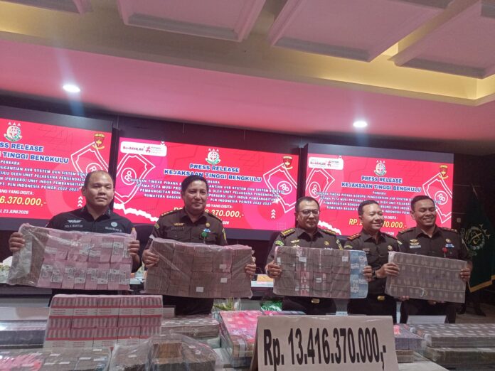 Kejati Bengkulu Pulihkan Kerugian