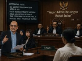 Terbongkar Dalam Persidangan