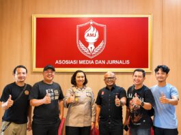 Tingkatkan Sinergi, Kapolsek Ratu Agung Kunjungan ke Kantor AMJ Tingkatkan Sinergi