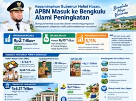 Kepemimpinan Gubernur Helmi Hasan, APBN Masuk ke Bengkulu Alami Peningkatan Kepemimpinan Gubernur Helmi