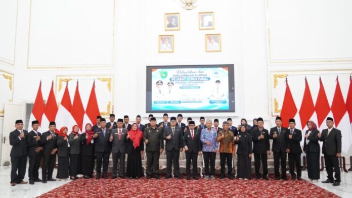 Sejumlah Pejabat Baru